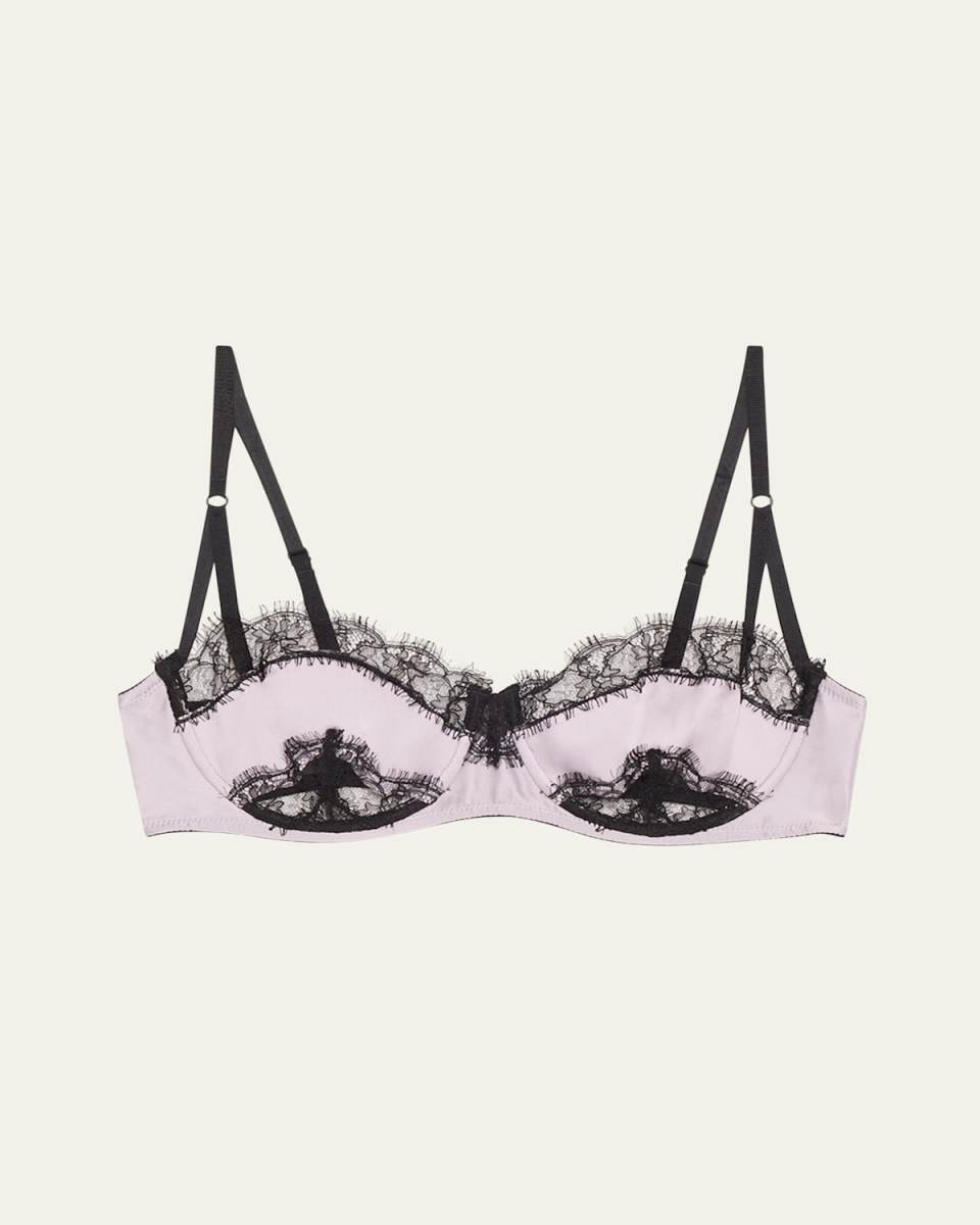 Sensuel Lace-Trim Underwire Balconette Bra